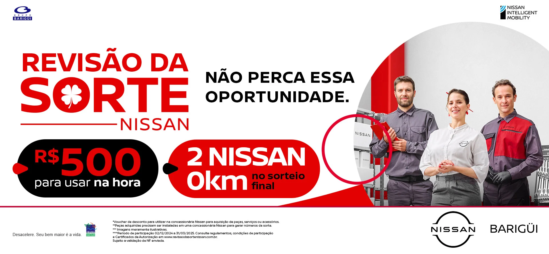 Nissan Promo - Revisão - Sorte